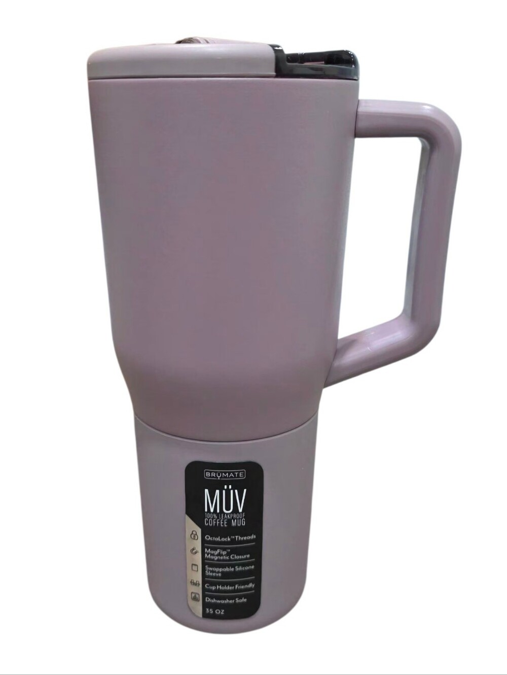 NWT BrüMate MÜV 35 oz Leakproof Insulated Hot/Cold Mug Lavender Purple